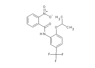 N-[2-isopropoxy-5-(trifluoromethyl)phenyl]-2-nitrobenzamide - Click Image to Close