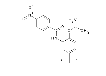 N-[2-isopropoxy-5-(trifluoromethyl)phenyl]-4-nitrobenzamide - Click Image to Close