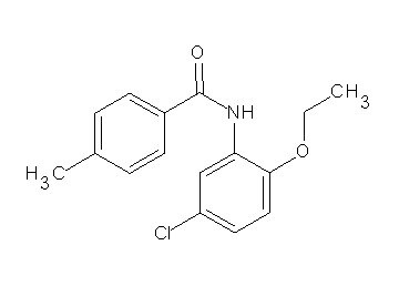 N-(5-chloro-2-ethoxyphenyl)-4-methylbenzamide - Click Image to Close