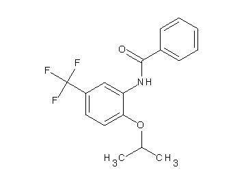 N-[2-isopropoxy-5-(trifluoromethyl)phenyl]benzamide - Click Image to Close