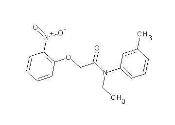 N-ethyl-N-(3-methylphenyl)-2-(2-nitrophenoxy)acetamide - Click Image to Close