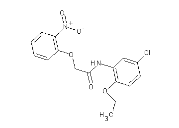 N-(5-chloro-2-ethoxyphenyl)-2-(2-nitrophenoxy)acetamide - Click Image to Close