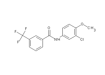 N-(3-chloro-4-methoxyphenyl)-3-(trifluoromethyl)benzamide - Click Image to Close