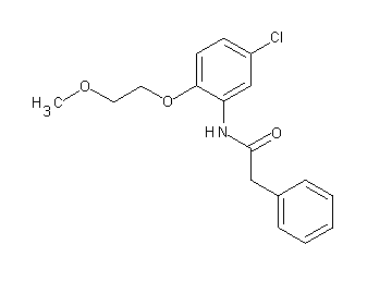 N-[5-chloro-2-(2-methoxyethoxy)phenyl]-2-phenylacetamide - Click Image to Close
