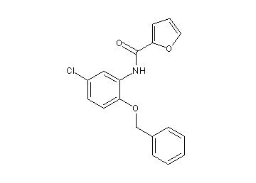 N-[2-(benzyloxy)-5-chlorophenyl]-2-furamide - Click Image to Close