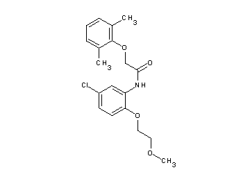 N-[5-chloro-2-(2-methoxyethoxy)phenyl]-2-(2,6-dimethylphenoxy)acetamide