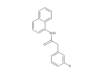 2-(3-fluorophenyl)-N-1-naphthylacetamide - Click Image to Close