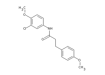 N-(3-chloro-4-methoxyphenyl)-3-(4-methoxyphenyl)propanamide - Click Image to Close