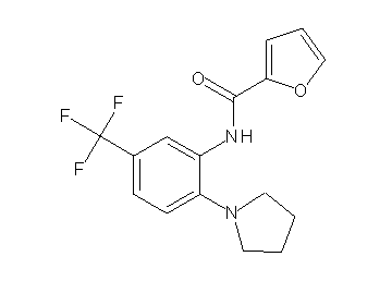 N-[2-(1-pyrrolidinyl)-5-(trifluoromethyl)phenyl]-2-furamide - Click Image to Close