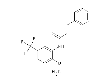 N-[2-methoxy-5-(trifluoromethyl)phenyl]-3-phenylpropanamide - Click Image to Close