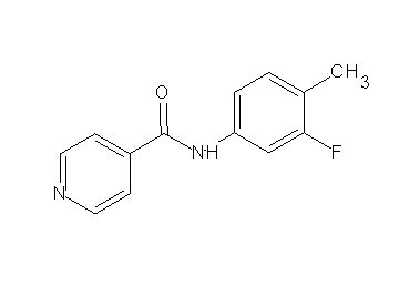 N-(3-fluoro-4-methylphenyl)isonicotinamide - Click Image to Close