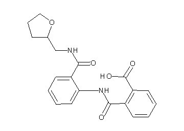 2-{[(2-{[(tetrahydro-2-furanylmethyl)amino]carbonyl}phenyl)amino]carbonyl}benzoic acid - Click Image to Close