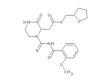 tetrahydro-2-furanylmethyl (1-{[(2-methoxybenzoyl)amino]carbonothioyl}-3-oxo-2-piperazinyl)acetate - Click Image to Close