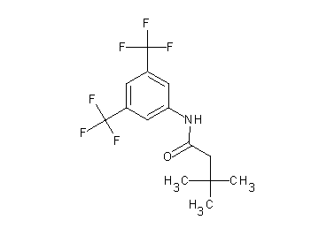 N-[3,5-bis(trifluoromethyl)phenyl]-3,3-dimethylbutanamide - Click Image to Close