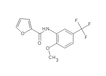 N-[2-methoxy-5-(trifluoromethyl)phenyl]-2-furamide - Click Image to Close
