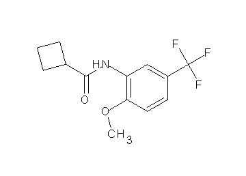 N-[2-methoxy-5-(trifluoromethyl)phenyl]cyclobutanecarboxamide - Click Image to Close