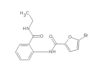 5-bromo-N-{2-[(ethylamino)carbonyl]phenyl}-2-furamide - Click Image to Close