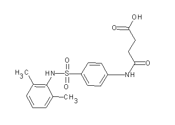 4-[(4-{[(2,6-dimethylphenyl)amino]sulfonyl}phenyl)amino]-4-oxobutanoic acid - Click Image to Close