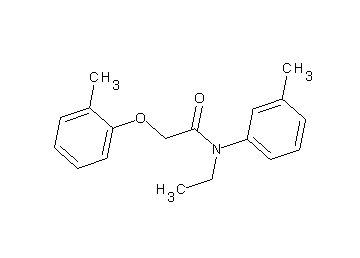 N-ethyl-2-(2-methylphenoxy)-N-(3-methylphenyl)acetamide - Click Image to Close