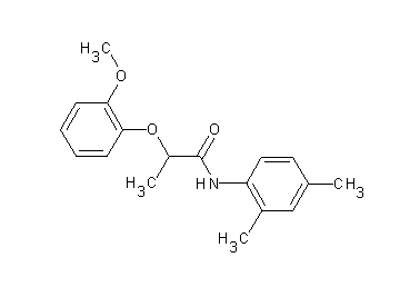 N-(2,4-dimethylphenyl)-2-(2-methoxyphenoxy)propanamide - Click Image to Close