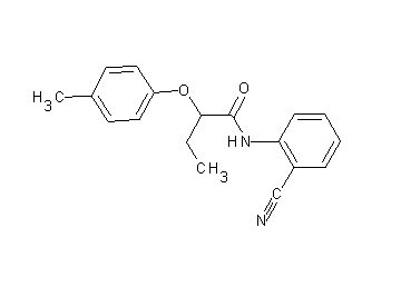 N-(2-cyanophenyl)-2-(4-methylphenoxy)butanamide - Click Image to Close