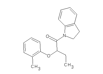 1-[2-(2-methylphenoxy)butanoyl]indoline - Click Image to Close