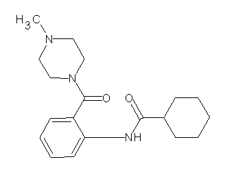 N-{2-[(4-methyl-1-piperazinyl)carbonyl]phenyl}cyclohexanecarboxamide - Click Image to Close