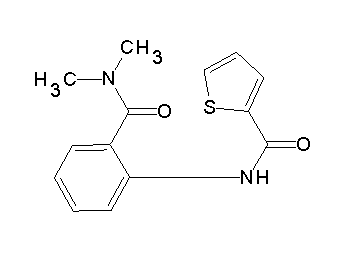 N-{2-[(dimethylamino)carbonyl]phenyl}-2-thiophenecarboxamide - Click Image to Close