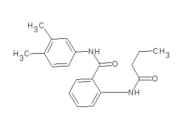 2-(butyrylamino)-N-(3,4-dimethylphenyl)benzamide - Click Image to Close