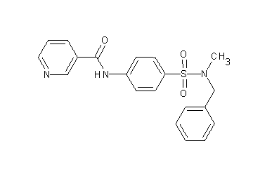 N-(4-{[benzyl(methyl)amino]sulfonyl}phenyl)nicotinamide - Click Image to Close