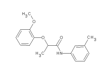 2-(2-methoxyphenoxy)-N-(3-methylphenyl)propanamide - Click Image to Close