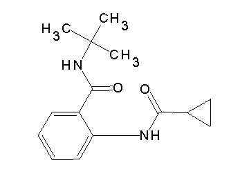N-(tert-butyl)-2-[(cyclopropylcarbonyl)amino]benzamide - Click Image to Close