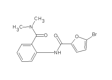 5-bromo-N-{2-[(dimethylamino)carbonyl]phenyl}-2-furamide - Click Image to Close
