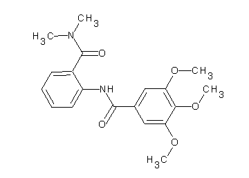 N-{2-[(dimethylamino)carbonyl]phenyl}-3,4,5-trimethoxybenzamide - Click Image to Close