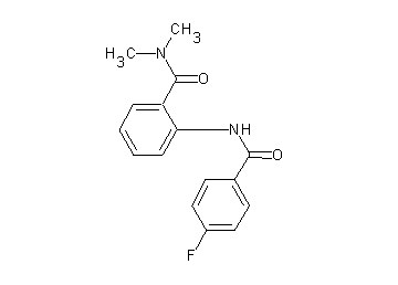 2-[(4-fluorobenzoyl)amino]-N,N-dimethylbenzamide - Click Image to Close