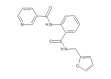N-(2-{[(2-furylmethyl)amino]carbonyl}phenyl)nicotinamide - Click Image to Close