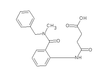 4-[(2-{[benzyl(methyl)amino]carbonyl}phenyl)amino]-4-oxobutanoic acid - Click Image to Close