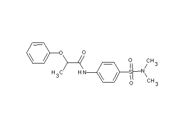 N-{4-[(dimethylamino)sulfonyl]phenyl}-2-phenoxypropanamide - Click Image to Close