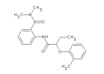 N,N-dimethyl-2-{[2-(2-methylphenoxy)butanoyl]amino}benzamide - Click Image to Close