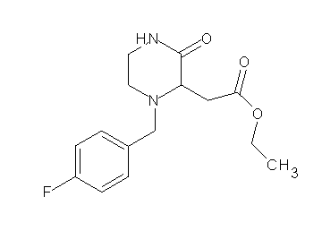 ethyl [1-(4-fluorobenzyl)-3-oxo-2-piperazinyl]acetate - Click Image to Close