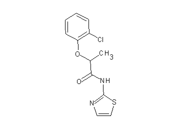 2-(2-chlorophenoxy)-N-1,3-thiazol-2-ylpropanamide - Click Image to Close