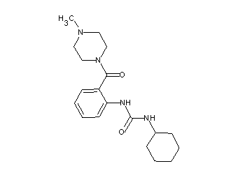 N-cyclohexyl-N'-{2-[(4-methyl-1-piperazinyl)carbonyl]phenyl}urea - Click Image to Close