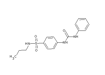 4-[(anilinocarbonyl)amino]-N-propylbenzenesulfonamide - Click Image to Close