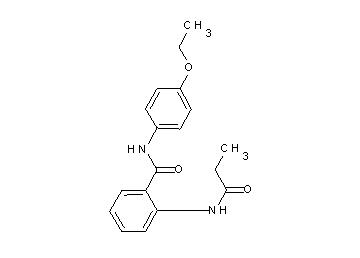 N-(4-ethoxyphenyl)-2-(propionylamino)benzamide - Click Image to Close