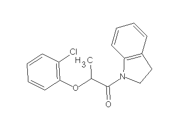 1-[2-(2-chlorophenoxy)propanoyl]indoline - Click Image to Close