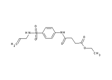 ethyl 4-({4-[(allylamino)sulfonyl]phenyl}amino)-4-oxobutanoate - Click Image to Close