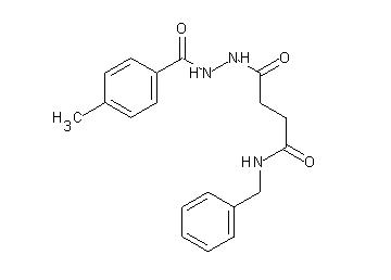 N-benzyl-4-[2-(4-methylbenzoyl)hydrazino]-4-oxobutanamide - Click Image to Close