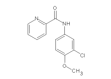 N-(3-chloro-4-methoxyphenyl)-2-pyridinecarboxamide - Click Image to Close