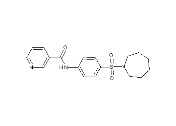 N-[4-(1-azepanylsulfonyl)phenyl]nicotinamide - Click Image to Close