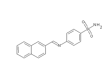 4-[(2-naphthylmethylene)amino]benzenesulfonamide - Click Image to Close